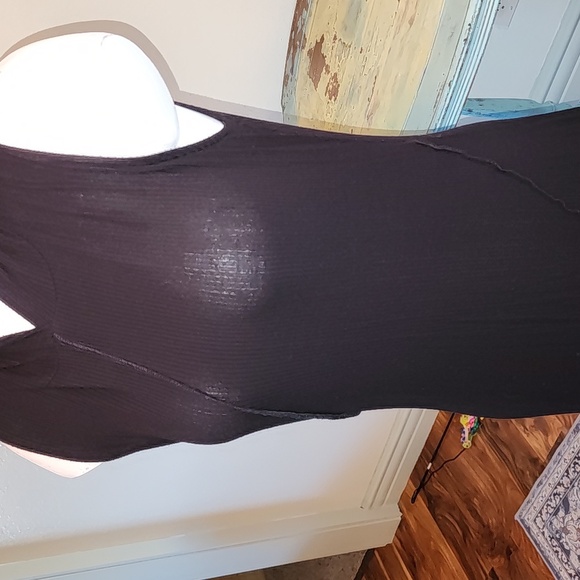 SZ L KILLSTAR MIDI HANKERCHIEF HEM DRESS - Picture 4 of 6